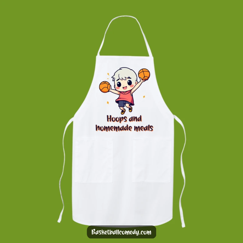 Funny Basketball Dance Apron: Kitchen Wear for Sports and Fun Lovers