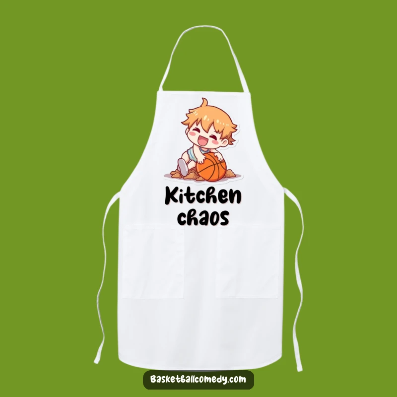 Funny Kawaii Character Tripping Apron - Hilarious Kitchen Gift!
