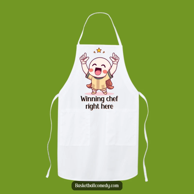 Funny Apron: Chef's Victory Celebration, Ideal Funny Gift for Kitchen Champs