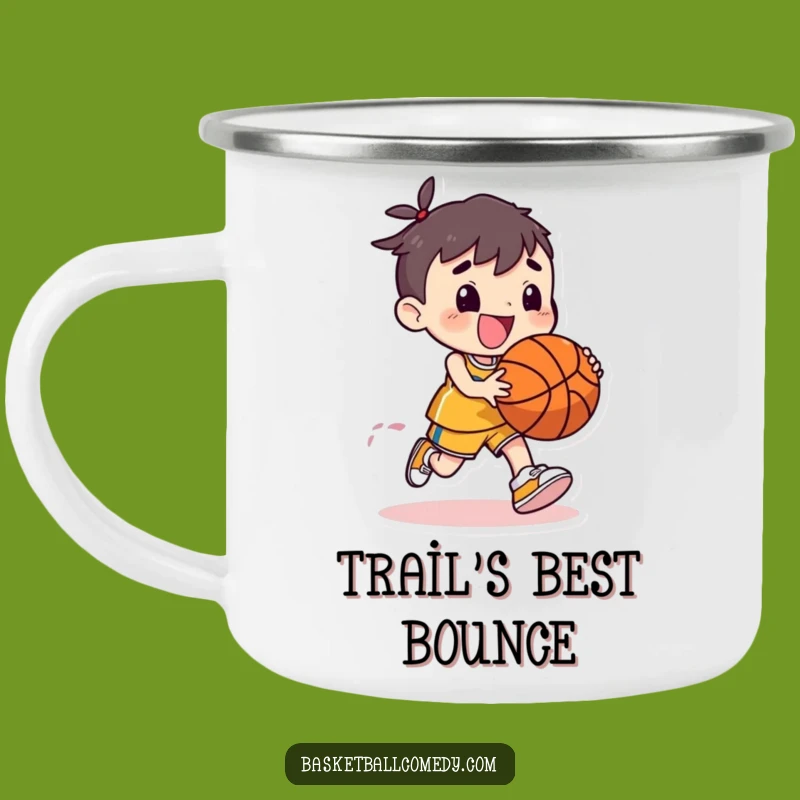 Funny Dribbling Character Camping Mug: Adventure with this Funny Gift