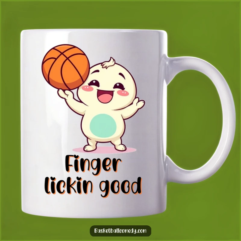 Funny Basketball Player Mug: Hilarious Character Action Shot Gift for Sports Fans