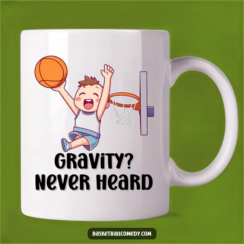 Funny Slam Dunk Character Mug: A High-Flying, Funny Gift for Joyful Souls