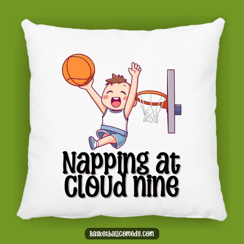 Comfy Funny Slam Dunk Character Pillow: Snuggle with Adventure, Funny Gift