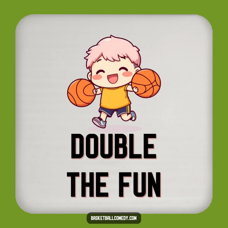 Funny Dribbling Coasters - Protect Surfaces with Baller Style