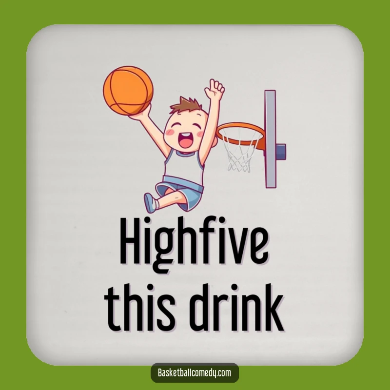 Funny Slam Dunk Character Coaster: Protect Surfaces, Add Fun Gift