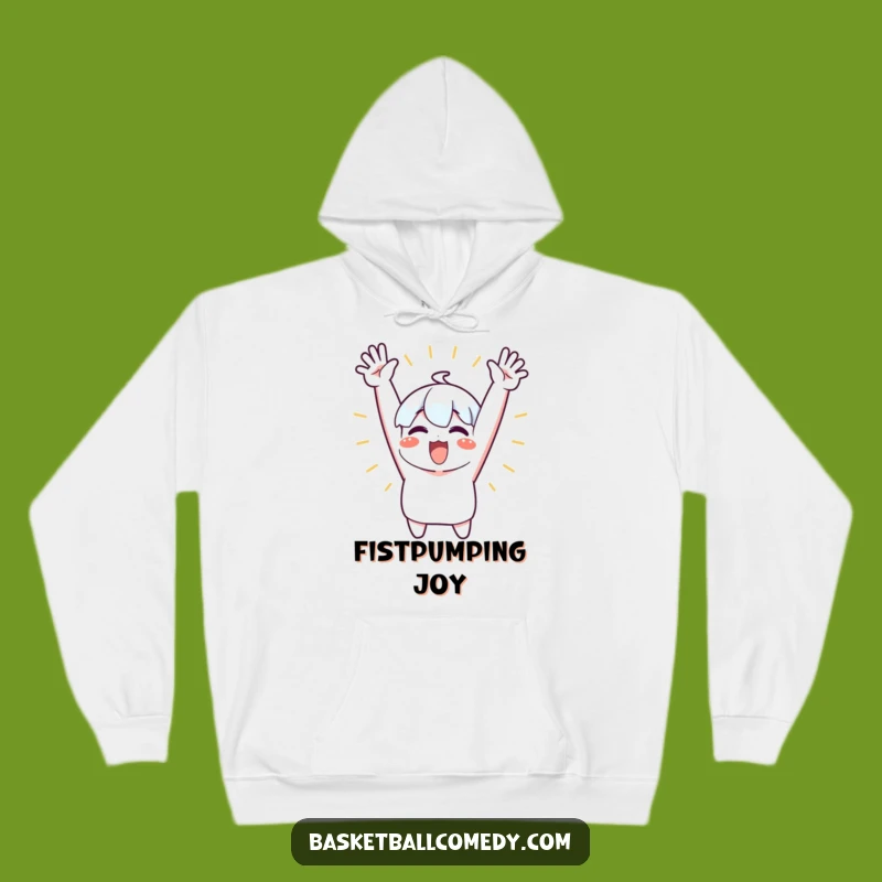 Cozy Funny Cheering Character Hoodie: Warm Up Your Cheers, Funny Gift