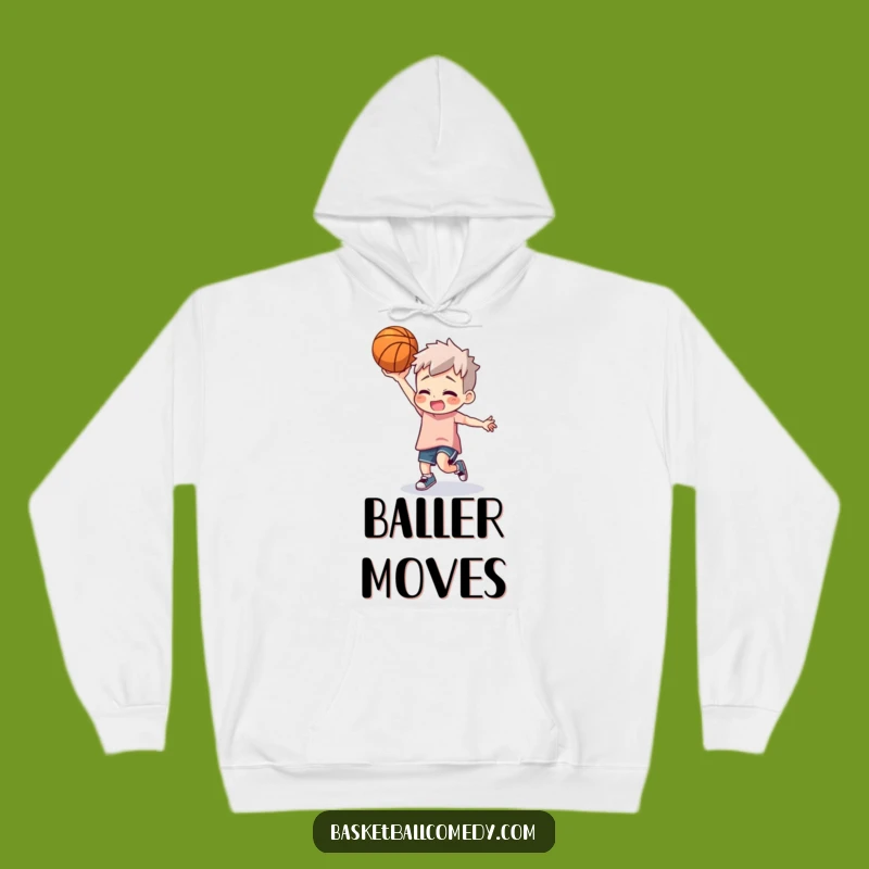Funny Basketball Dancer Hoodie - Cozy Court Style and Hilarious Gift