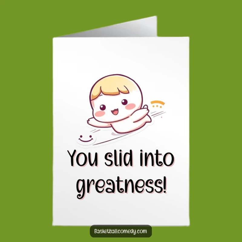Free Printable Congrats Card: Happy Slider, Downloadable Celebration Art