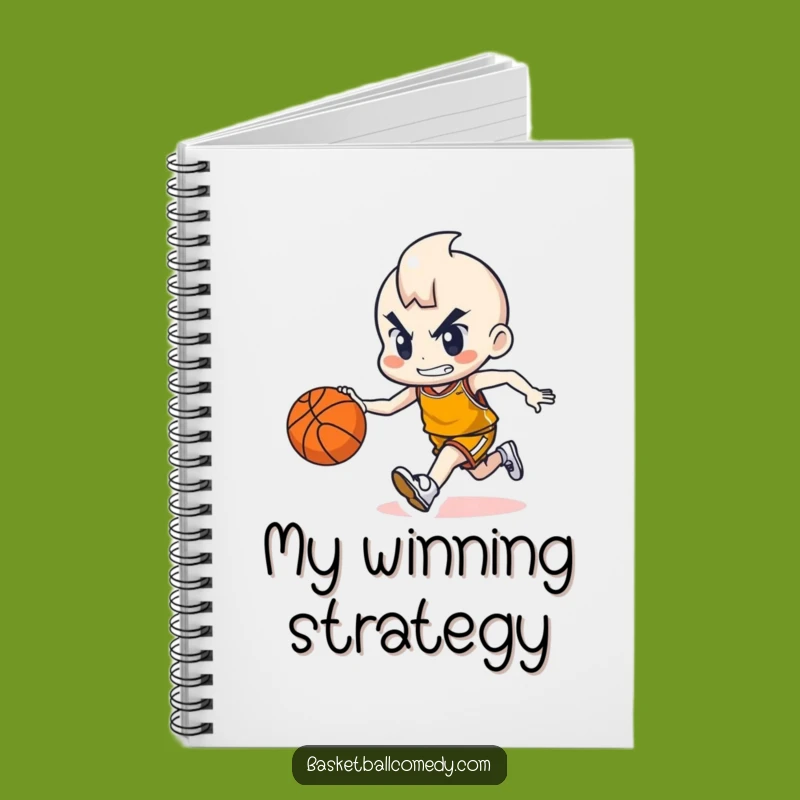 Funny Basketball Character Notebook - Dribbler Journal/Diary