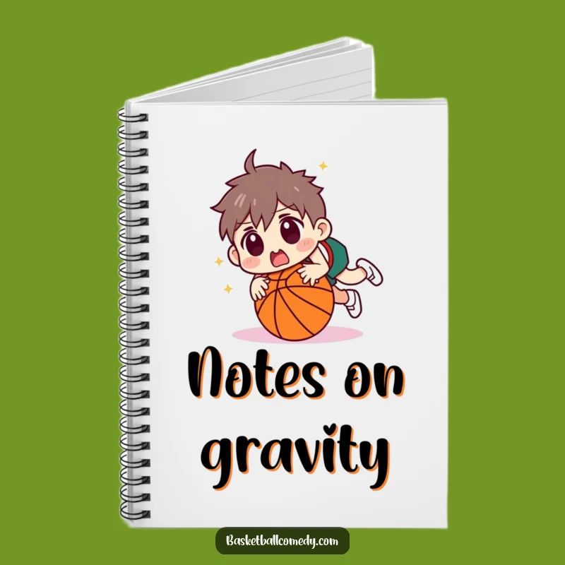 Funny Tripping Basketball Notebook: Surprised Player's Journal
