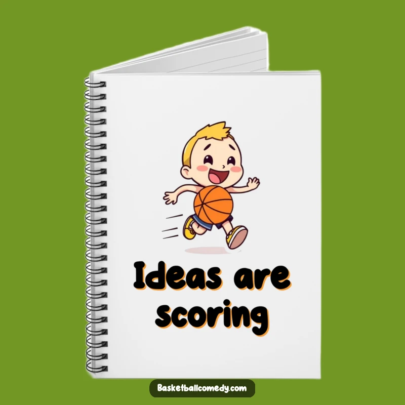 Funny Fast Runner Notebook - Basketball Speed Lines Journal