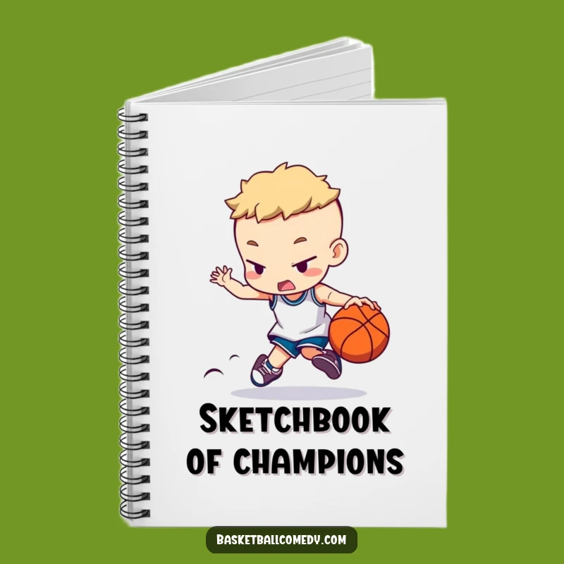 Funny Basketball Notebook: Intense Concentration Character Journal, Practical Funny Gift for Note-Takers