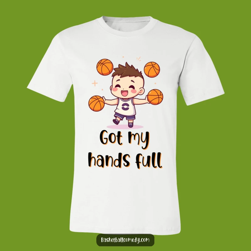 Funny Juggling Star T-Shirt - Talented Character Tee