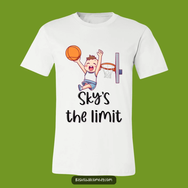 Funny Slam Dunk Character Tee: Soar with Fun, a Perfect Funny Gift