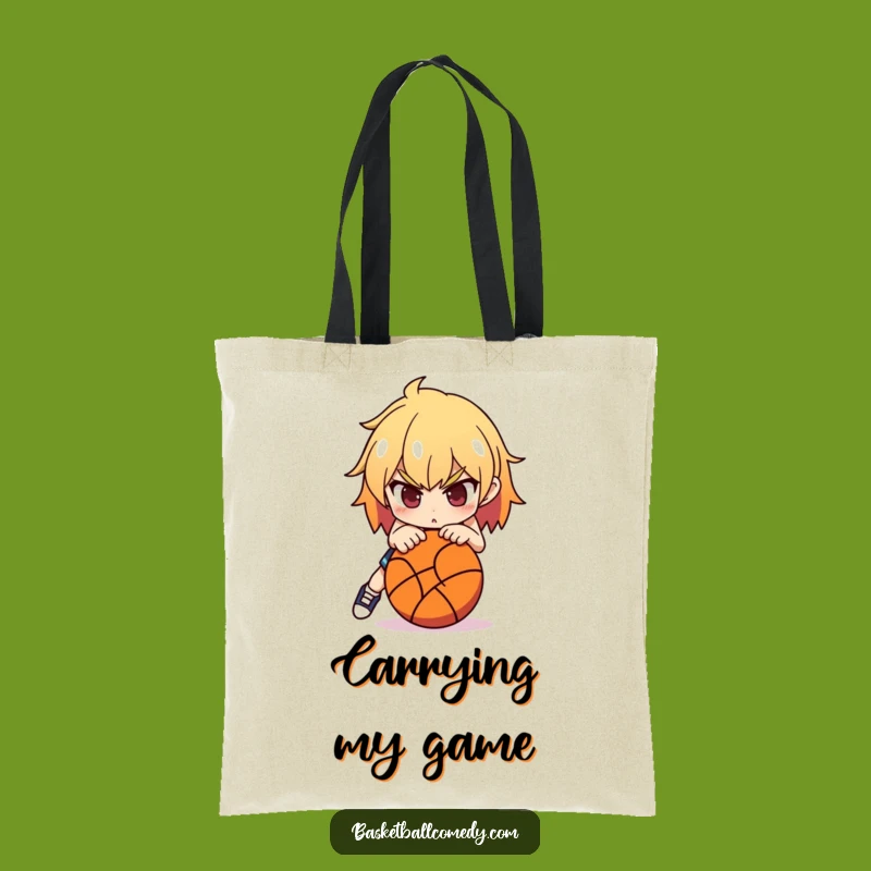Funny Basketball Player Tote Bag - Carry Your Game Day Gear Gift