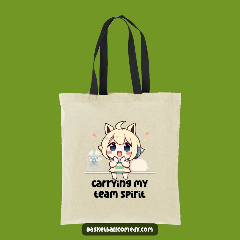 Funny Cheering Character Tote Bag: Carry Your Fan Gear with Excitement