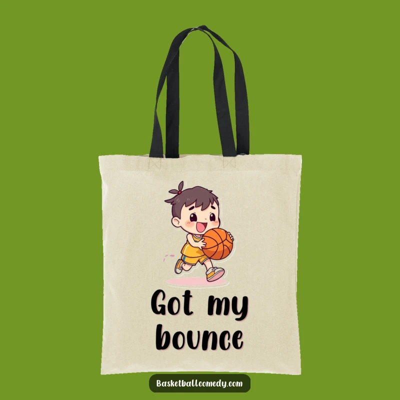 Funny Dribbling Character Tote Bag: Carry Your Fun with this Funny Gift