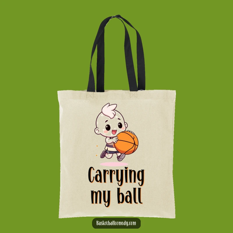 Funny Kawaii Baller Tote Bag: Game Day Style, Hilarious Carry-All