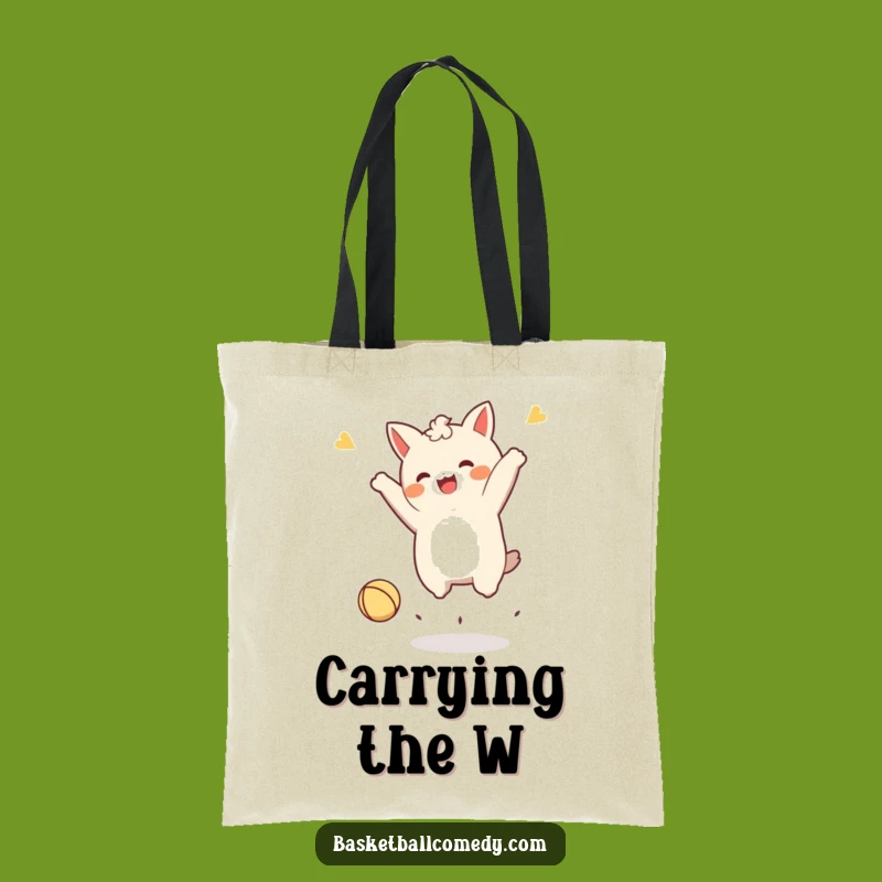 Funny Kawaii Character Game Day Tote - Stylish & Humorous Gift!