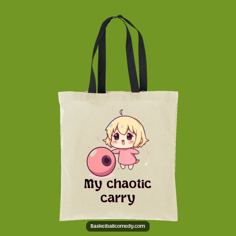 Funny Surprise Ball Tote Bag - Carry Your Shock with Humor